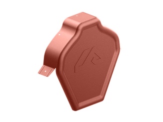 Koncovky –  Budmat ZP-LUX Koncovka hřebenáče RAL 8004 | cihlově červená, X-MATT