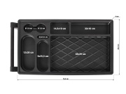 G21 Dílenský vozík  Cooper 7, černo-červený