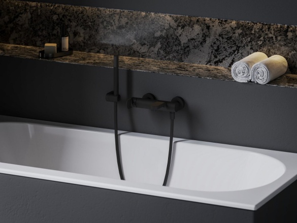 Ravak EL 022.60RGB Vanová nástěnná baterie bez sprchového setu, Rose Gold Brushed