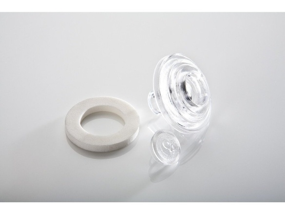 Přítlačný terčík polykarbonát T-plastics