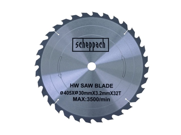 HS 410-hez Scheppach Pilový kotouč TCT ( 405 x 30 x 3,2 mm, 32 Z )