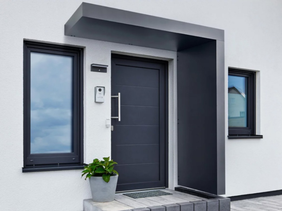 Bejárati előtető Gutta Guttavordach BS/B PLUS LED strip