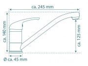 Kuchyňské baterie Eisl Athos Plus