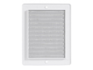 Építési tömések –  Haco Větrací mřížka 150 × 200 mm, s rámečkem a síťovinou, bílá,  0207