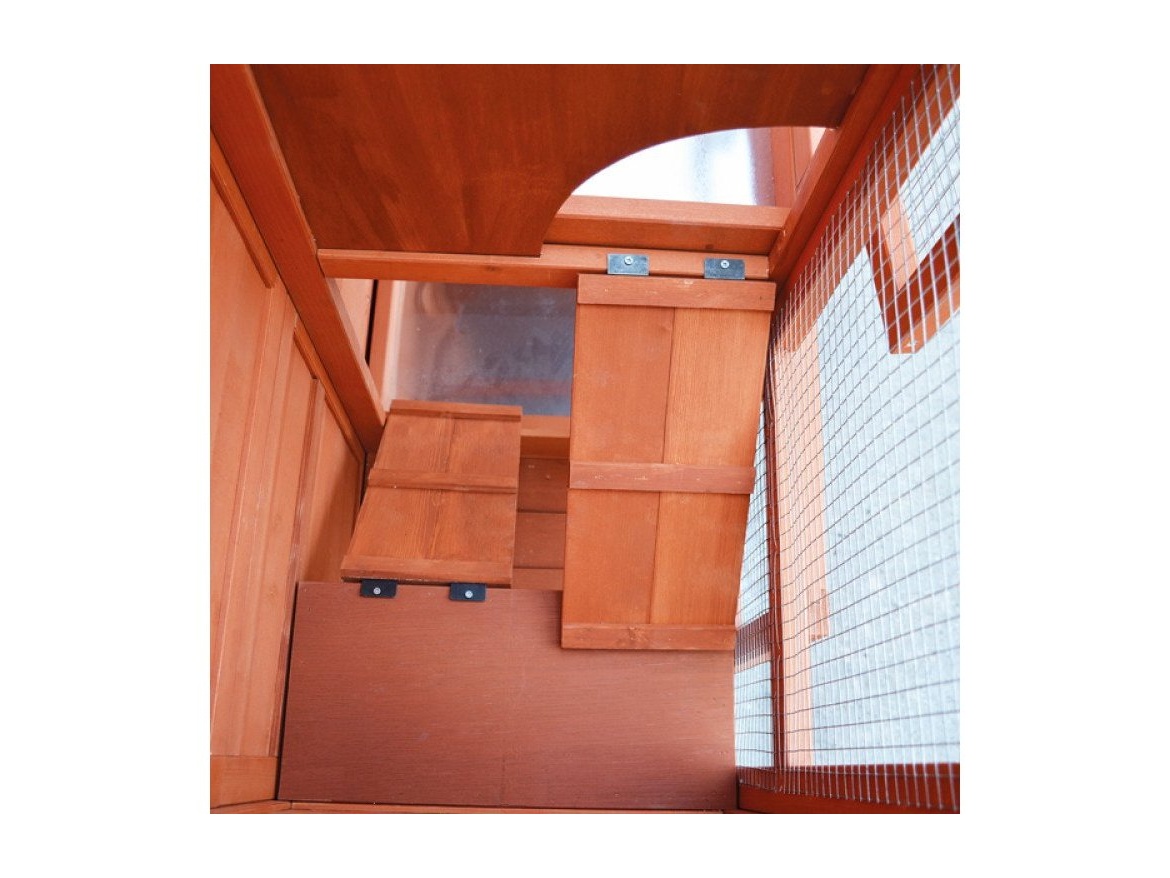 Scobax Dřevěná králíkárna TEPLICE, 1220x480x1035 mm