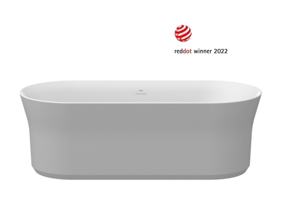 Ravak Vaňa Ypsilon 180x80, voľne stojaca, Grey Green/biela, krytka odtoku biela/čierna/chróm