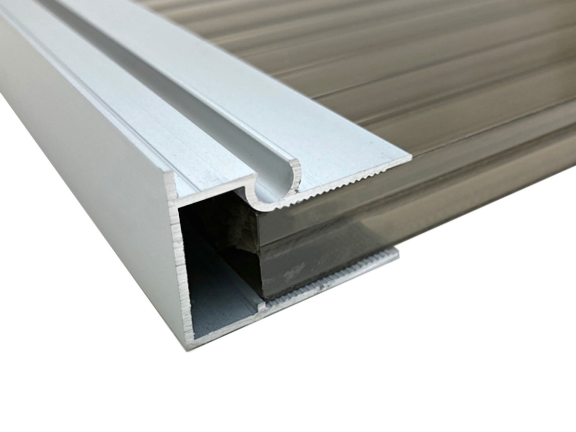 Ukončovacia lišta Stabilit ALU-U CLICK elox 16 mm