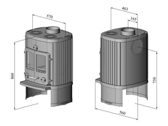 Litinová krbová kamna Morsø 1126
