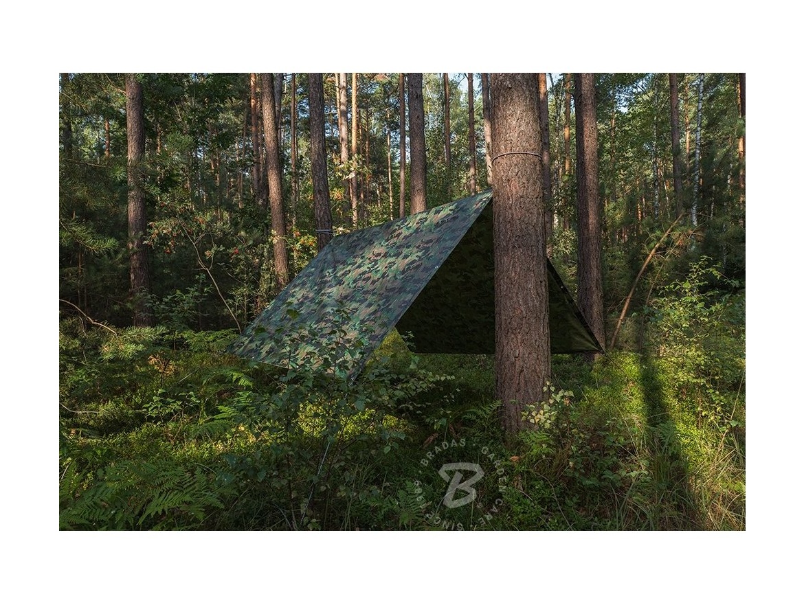 Bradas Krycí plachta 1,5 x 5 - 90 gramů - maskovací