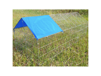 Chov zvířat – Scobax Venkovní výběh velikost L - pro drůbež a králíky, 2200 x 850 x 1020 mm s plachtou