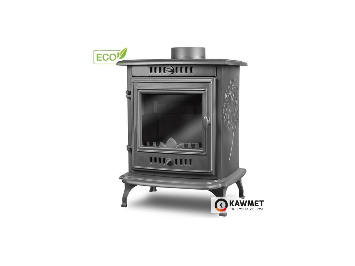 Litinová krbová kamna Kawmet P10 - 6,8 kW ECO