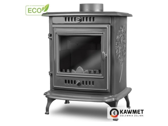 Litinová krbová kamna Kawmet P10 - 6,8 kW ECO