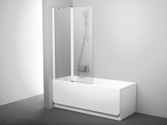 Obdélníkové vany –  Ravak CVS2 100 L, čierna+transparent