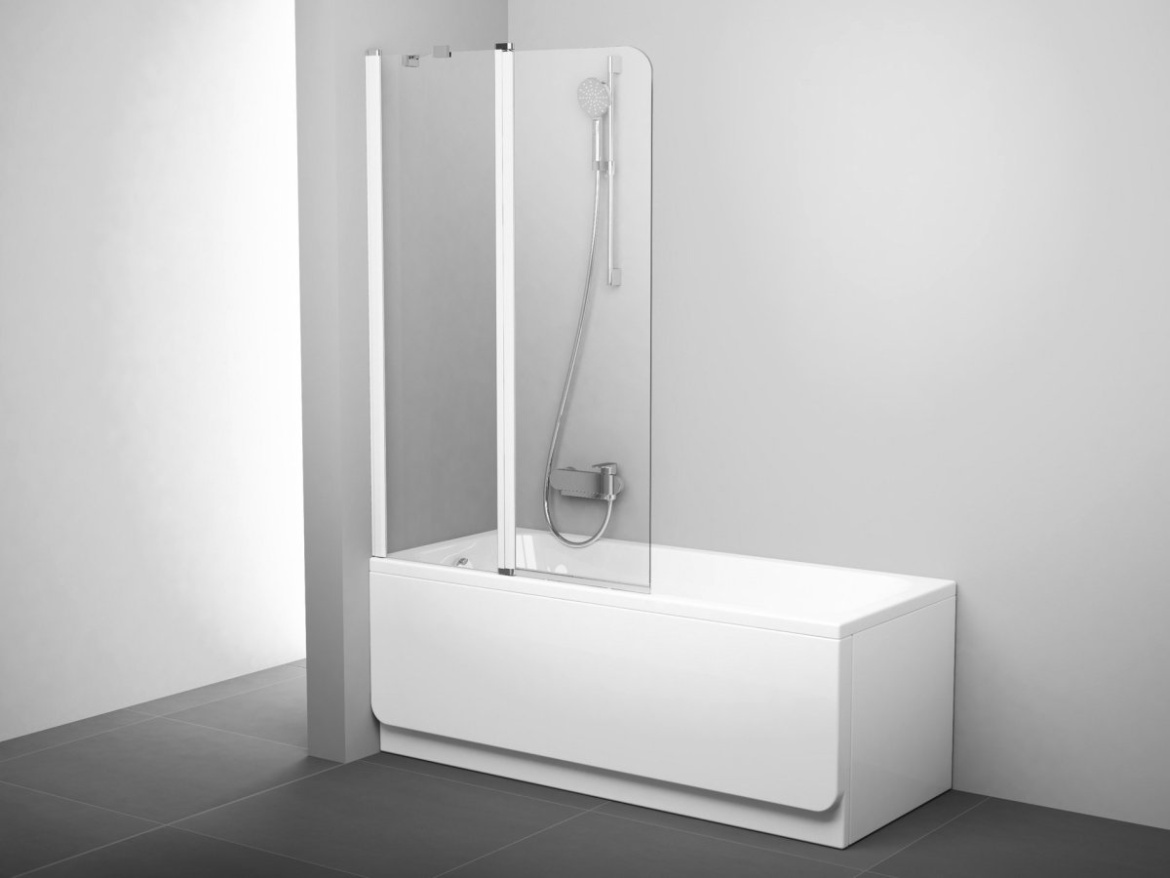 Ravak CVS2 100 L, biela matná+transparent