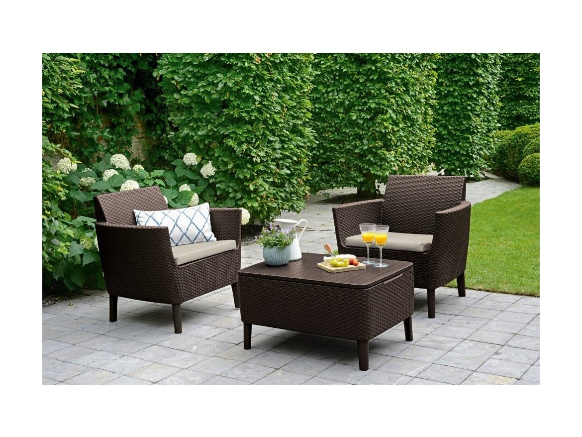 Keter Balkónový set Salemo - hnědá / béžová