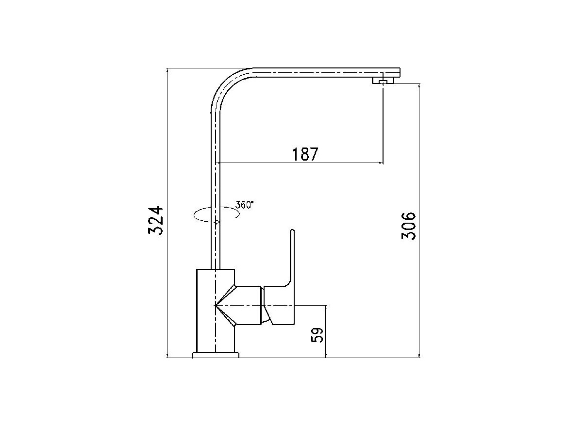 Novaservis Dřezová baterie Nobless Trend, chrom, stojánková,  41713,0