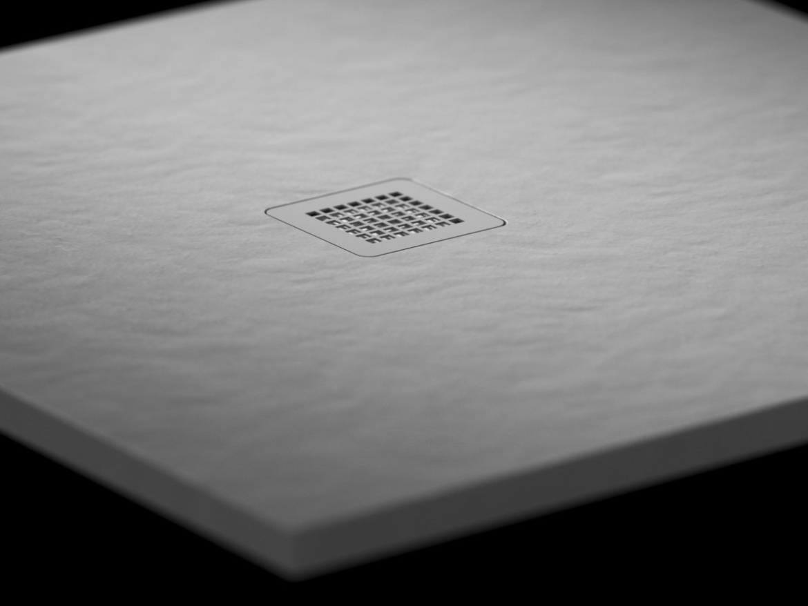 Ravak Vanička Slate Pro 80x80 bílá matná