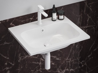 Ravak –  Ravak Krytka přepadu pro umyvadlo, Graphite Brushed