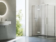 Ravak COPS 80, bílá matná+transparent