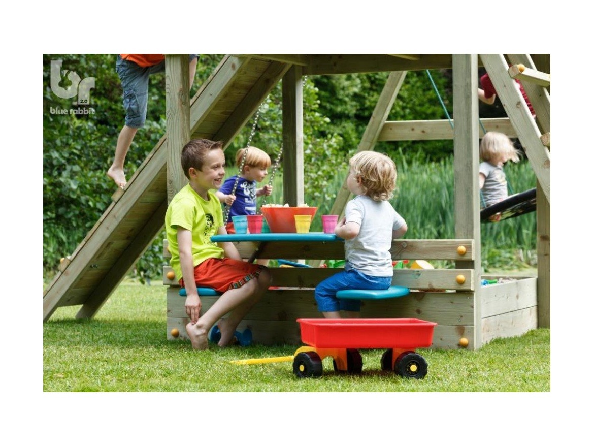 Detské ihrisko so šmykľavkou Blue Rabbit Beach Hut