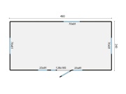 Drevený záhradný domček Tuindeco Patricia