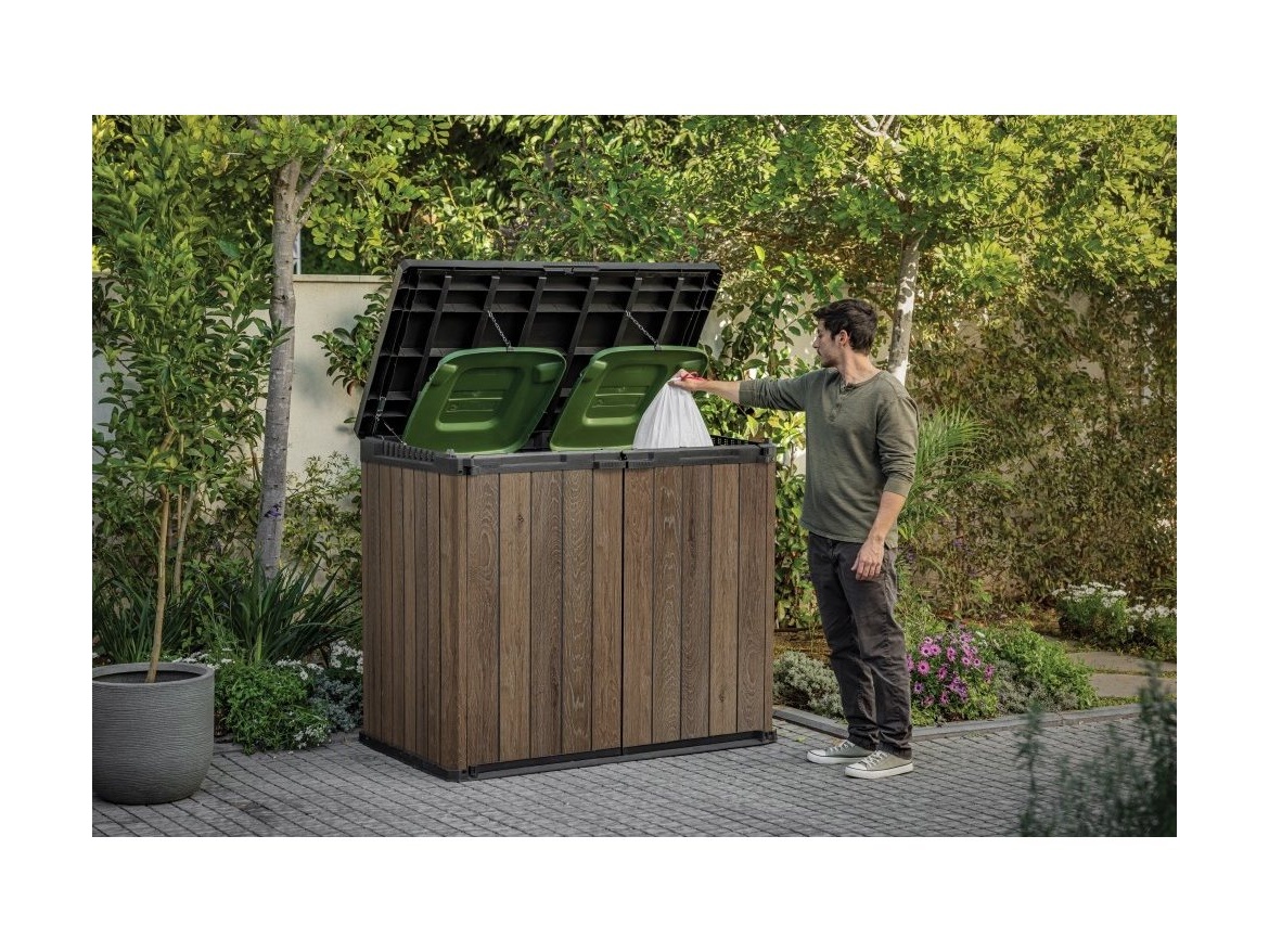 Keter Zahradní úložná skříň Keter DECO SIO DARWIN 1 150 L - walnut / ořech