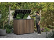 Keter Zahradní úložná skříň Keter DECO SIO DARWIN 1 150 L - walnut / ořech