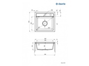 Kuchyňské dřezy Deante Zorba 440E