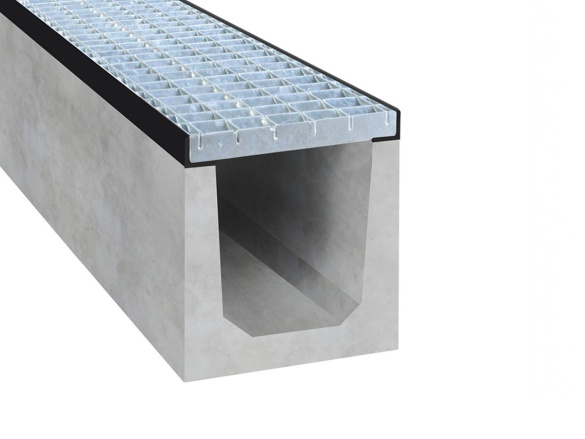 Žlab Gutta Spelter Lite (spádový)