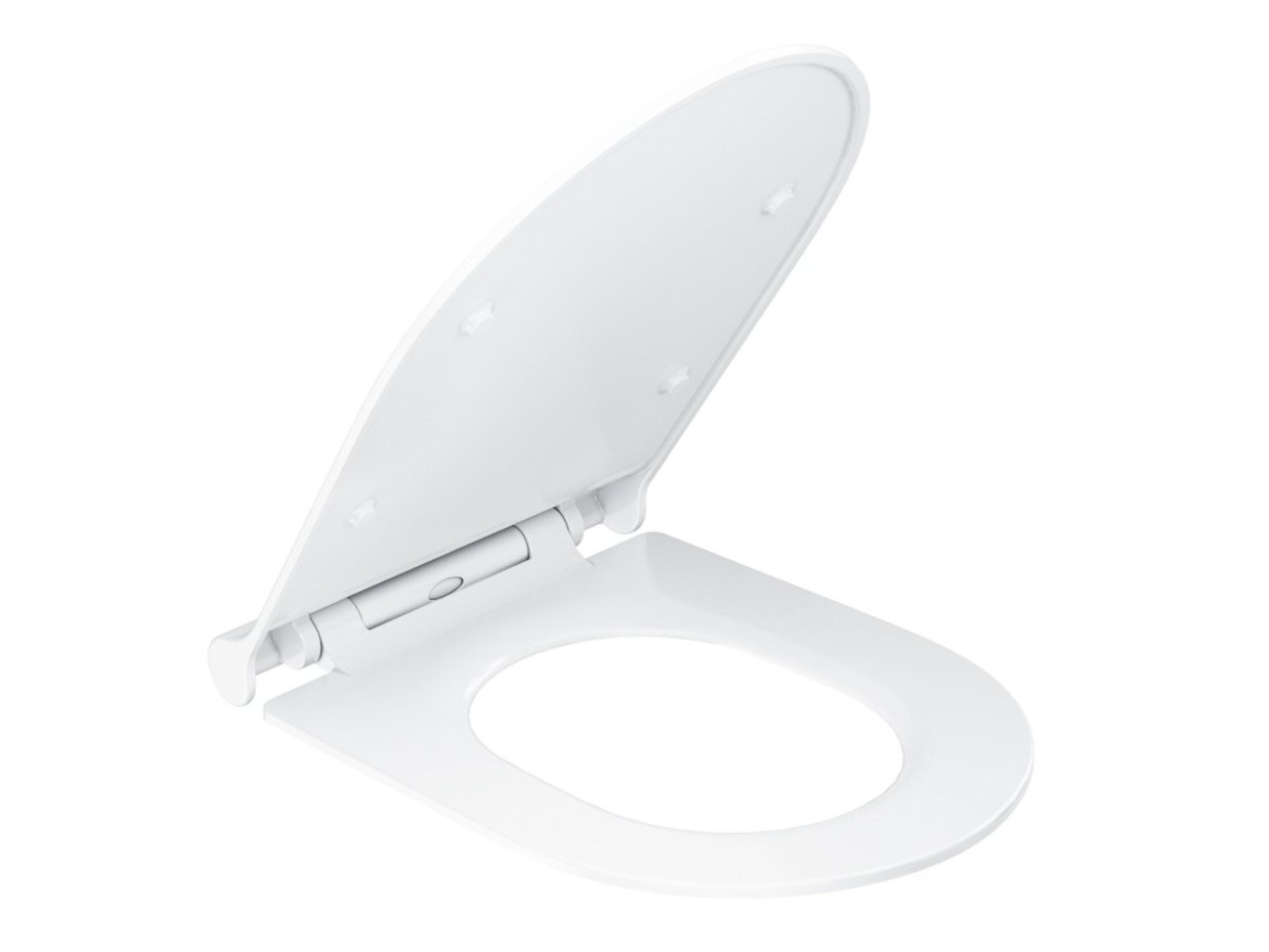 Ravak WC sedadlo Uni Chrome slim, biela