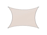 Stínící plachta LIVIGNO obdélníková béžová 3x4m