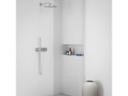 Ravak ES 068.10WV.O3.RB07D.+S Podomietková batéria 3-cestná pre R-box, so sprchovým setom, White Velvet