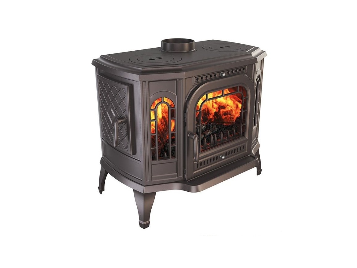 Kawmet Litinová krbová kamna P7 LB s varnými plotnami - 10,5 kW ECO