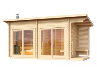 Venkovní finské sauny –  Tuindeco Tampere L 40