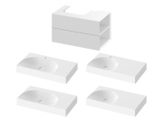 Ravak SD Lite 80 P skříňka pod umyvadlo Grey Green