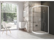 Ravak BLCP4 80x80, lesk+transparent