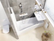 Ravak 972.00CR Sprchová tyč s držiakom, chróm