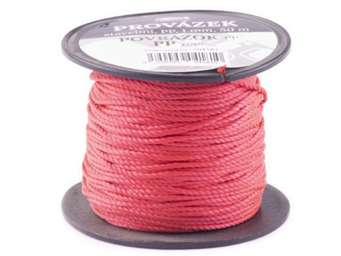 Lobster Provázek stavební červený