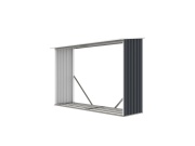 G21 Přístřešek na dřevo  WOH 181 - 242 x 75 cm, antracitový