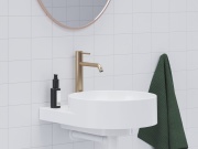 Ravak ES 014.01CR Umyvadlová stojánková baterie BeCool 250 mm bez výpusti, Chrome