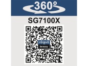5500 W-os keretgenerátor AVR szabályozással és elektromos indítással Scheppach SG 7100x