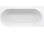 Ravak Vaňa Freedom Corner 170x80 L, voľne stojaca, biela, krytka odtoku biela/čierna/chróm