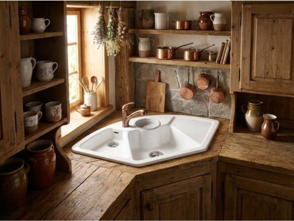 Kuchyňské dřezy Villeroy & Boch Solo Corner 1075.20R