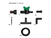 Bradas Sada pro kapkovou závlahu WATER DRIP 1/2" 50m