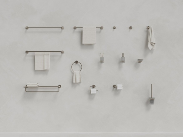 Ravak KN 330.20BLM Police na ručníky, černá matná