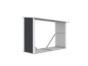 G21 Přístřešek na dřevo  WOH 335 - 242 x 89 cm, antracitový