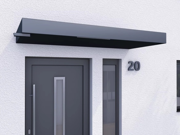 Bejárati előtető Gutta Guttavordach BS PLUS LED strip