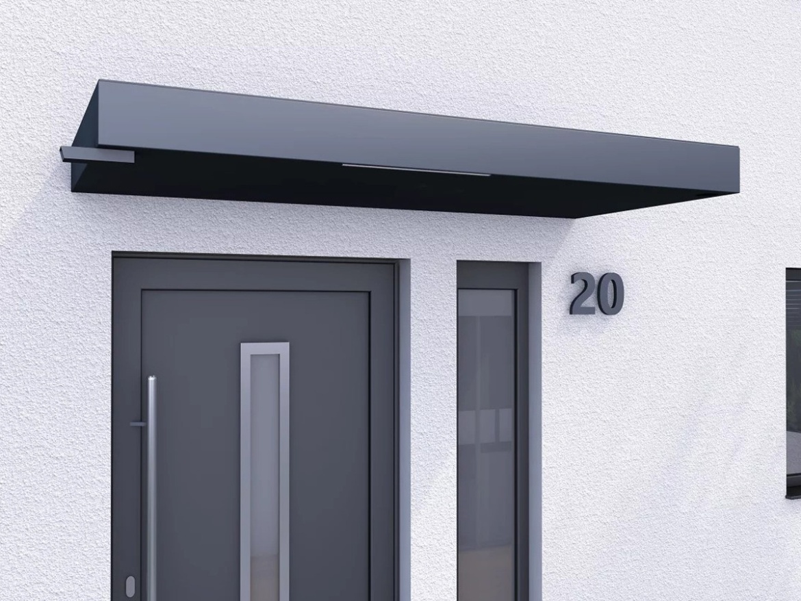 Vchodová stříška Gutta Guttavordach BS PLUS LED strip