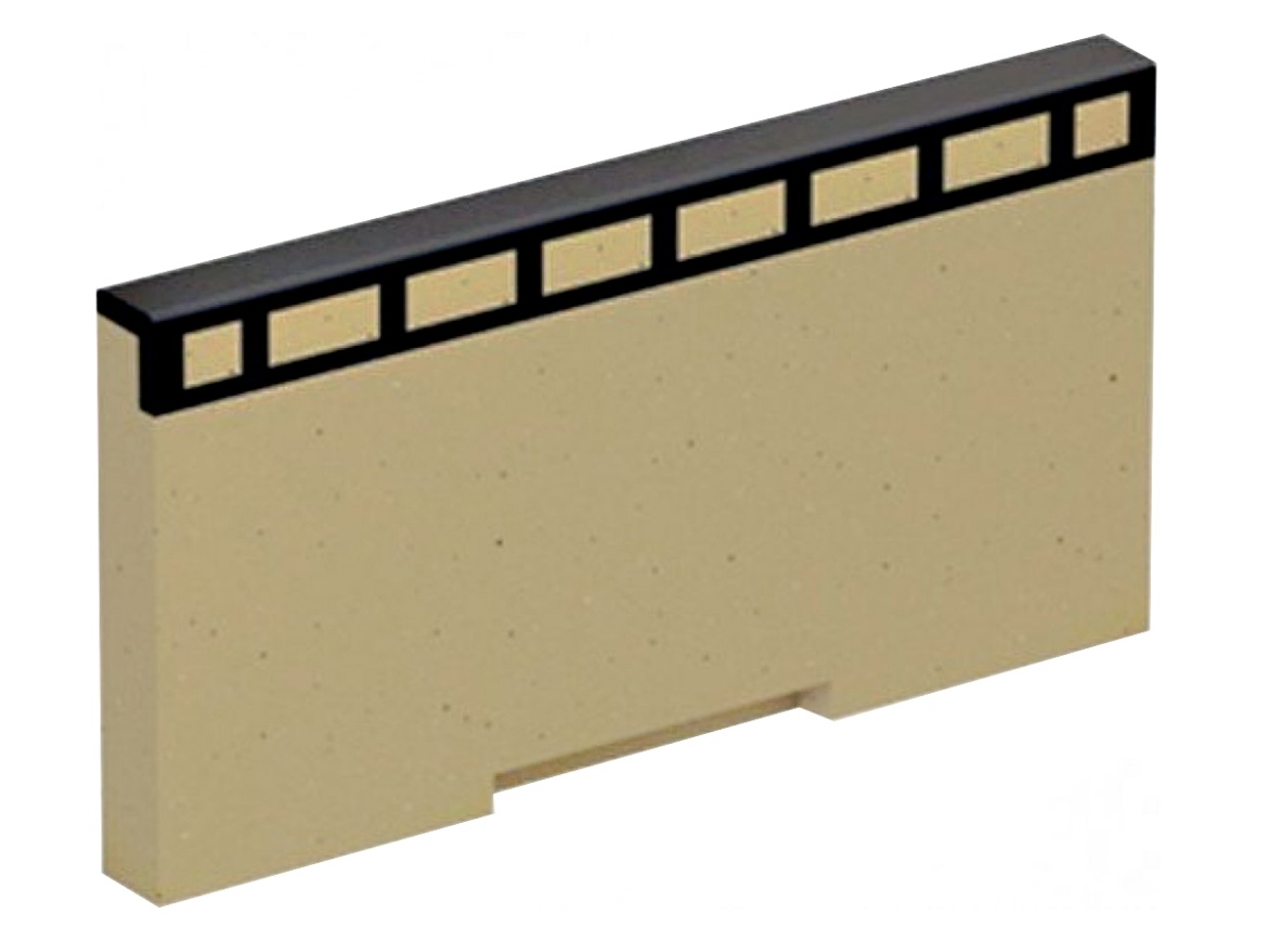 Čelní stěna pro ploché žlaby ACO MultiDrain V200