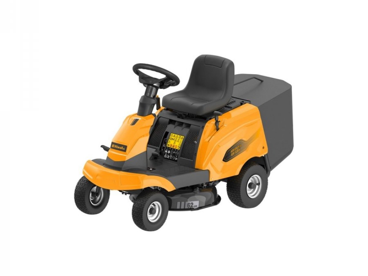 Travní rider 62 cm se zadním výhozem a mechanickou převodovkou Riwall PRO RMR 62 TRD